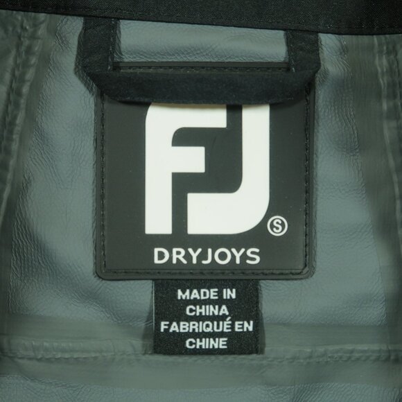 Footjoy Hydrolite Mountain Top Golf Club Jacket Mens S Black Dryjoys - Picture 7 of 8